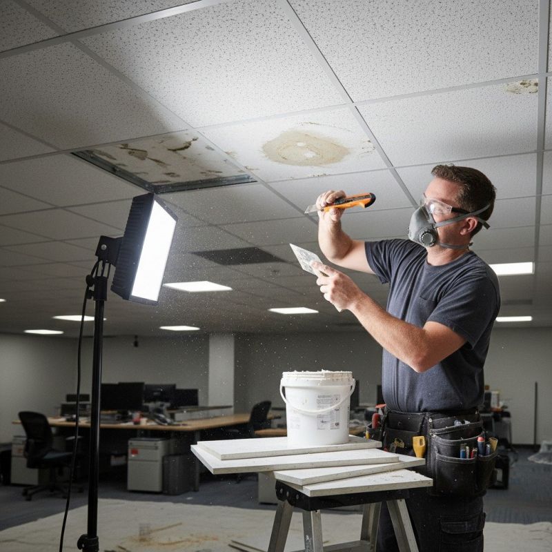 Local Office Ceiling Repair pros at work